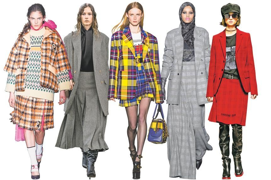 Powerful Patterns: Stripes, Checks, and Prints Dominate Women’s Fashion Runways